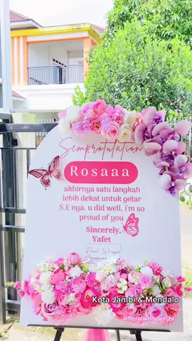 papan akrilik dan flowerbox kota jambi😍