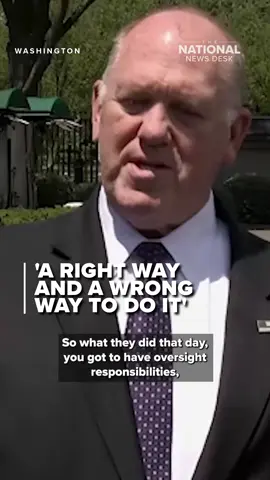 Border Czar Tom Homan talks about the skirmish between federal officers and Democratic representatives outside a New Jersey ICE detention facility. Read more by clicking the link in the bio. #tomhoman #newjersey #ice #news #politics