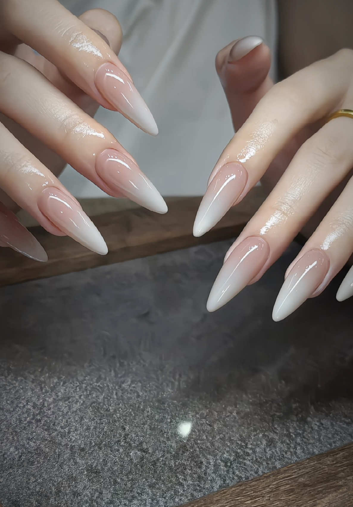 Ú oà😆 #xuhuongtiktok #xuhuong #maunailxuhuong #ombre #nails💅 