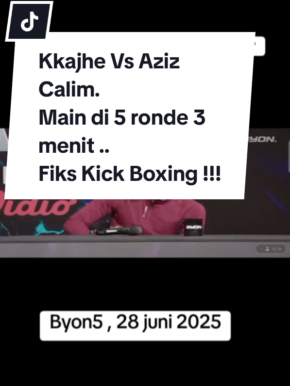 Baru mulai udah panas aja nih Kkajhe vs Aziz Calim #azizcalim #kkajhe #byoncombat #byon5 #boxing🥊 #fyp 