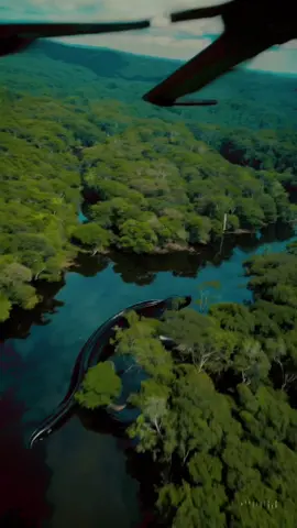 WHAT is that in the river?! Helicopter captures a MASSIVE snake slithering through the Amazon! Real or AI? You decide… This is straight out of a horror movie!” #WatchTillTheEnd #MindBlown ⸻ Hashtags with Emojis: #AmazonRiver #GiantSnake #HelicopterView #WildFootage #UnrealScene #SnakeAlert #JungleBeast #AIorReal #EpicFind #ViralClip #AnacondaA