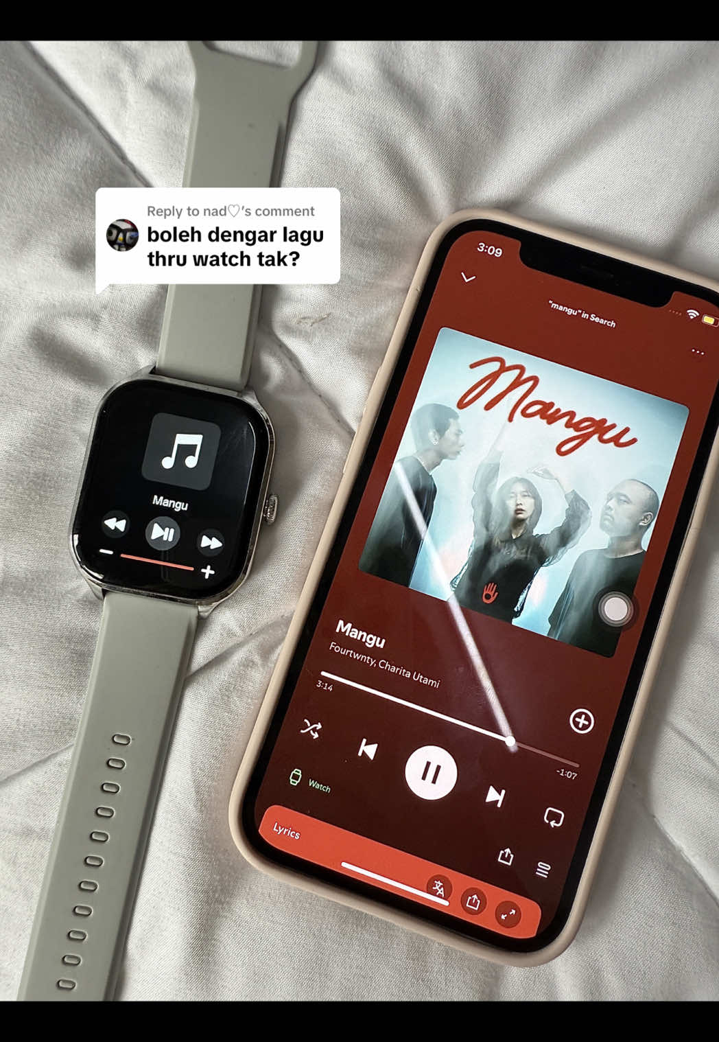 Replying to @nad♡ mestilah bolehh 🤭 tapi kena bluetooth dari phone dulu