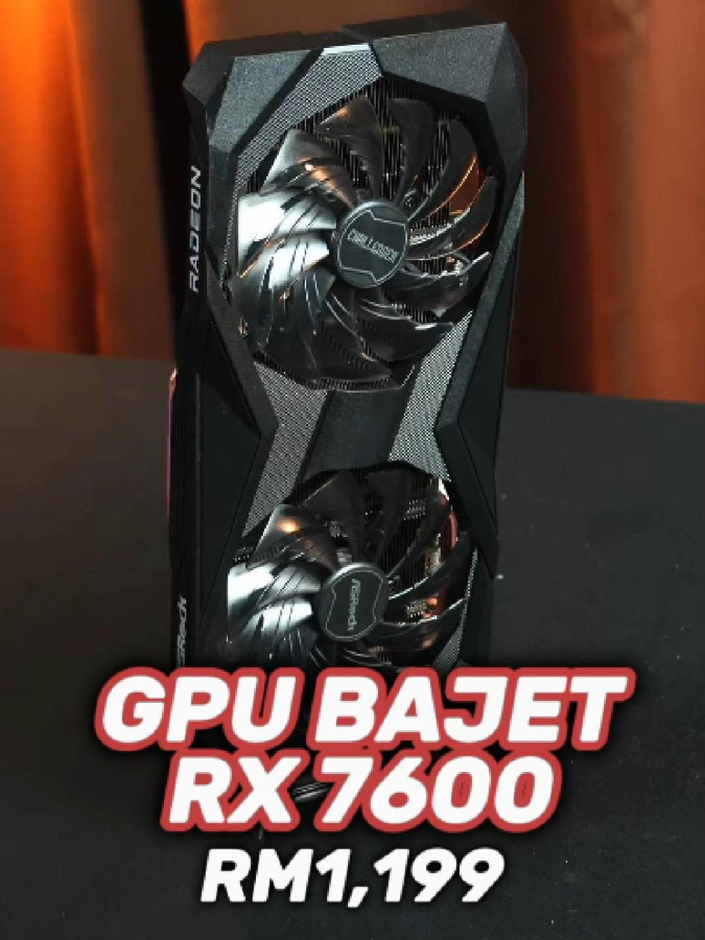 Radeon RX 7600 sekarang dah turun harga. Jadinya, memang berbaloi korang grab sekarang untuk budget build. #SawadaTech #rx7600 #radeon #amd #pcbuild #custompc #malaysiapcbuild #pcgaming #custompc #pcgamingmurah #gpu 