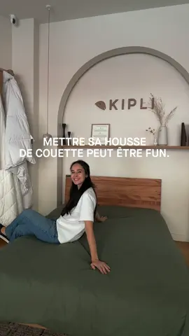Comment mettre sa housse de couette!  #kipli #couette #astucemaison #astuce #conseilpratique 