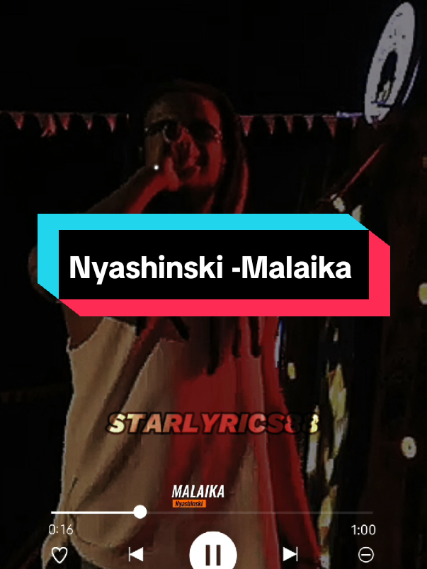 Nyashinski -Malaika lyrics  #starlyrics88 #naijatiktok🇳🇬🇳🇬🇳🇬 #ghanatiktok🇬🇭 #naijacomedy #naijatiktok #naija #afrobeats #afro #josechameleon #bongofuntiktokers #nyashinski #malaika 