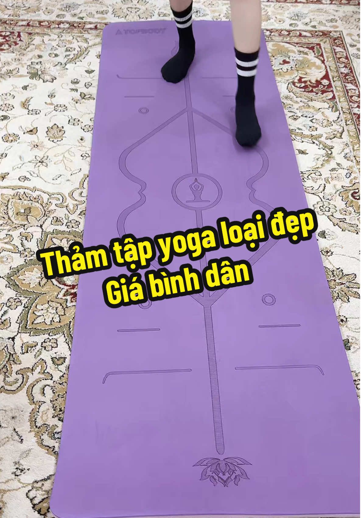 Thảm tập mã siêu đẹp nhá các bác 😍 #phươngđônganh #thamyoga #thamtapyoga #thamtapgym #thamtapyogacaocap 