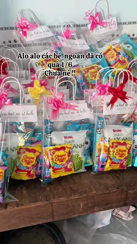 Túi đựng gói quà 1/6 cho các bé. #anhne68 #leanontiktok #ĐồRẻMàXịn #MẹoHay #xh 