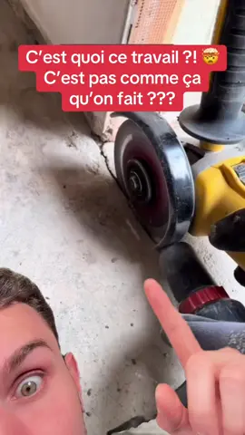 Tu valides ce travail ?! La fissure risque de rebouger dans le temps non ? #outil #bricolage #maison #renovation 