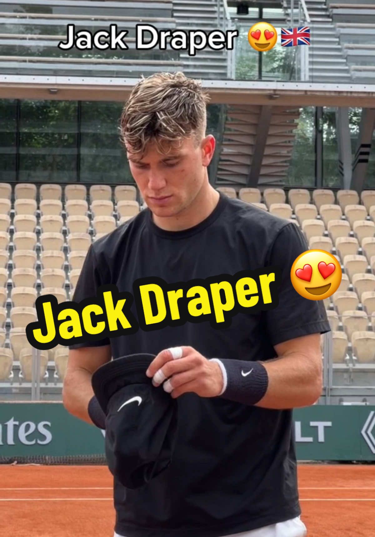 Jack Draper is here 💥🇬🇧 #sportstiktok #RolandGarros #tennis #Draper 