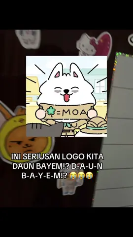 ada yang bilang lalapan, daun singkong, dll, udahlah gue tim logo lama aja 🤡 #txt #txtmoa #moa #logomoa #ppulbatu 