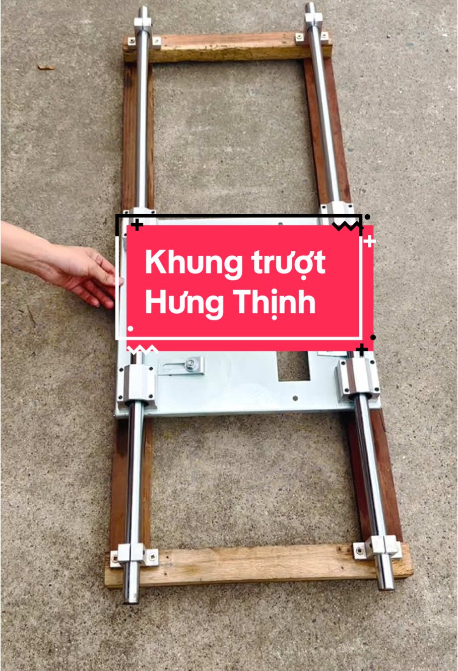 Combo khung trượt máy cắt – Dễ lắp, dễ dùng, cắt cực ngọt! ✂️ #khungtruotmaycatcamtay #hungthinh  #xuhuong #dungcumoc 