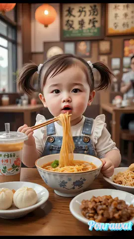 ขอกินหน่อยนะ..!! #fannytiktok #baby #cute #fyp #aigenerated #viraltiktok