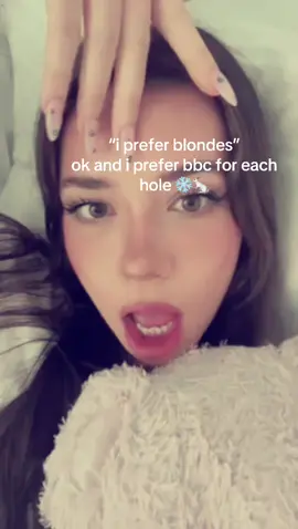 all jokes…. maybe 👀 #iprefer #ipreferblondes #bbc #snowbunny #crazy@Ari @yikestaylormarie 