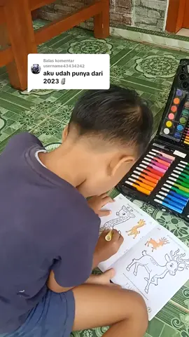 Membalas @username43434242 ketimbang anak main hp terus mending beliin ini aja 🤗 #anakpintar  #alatmewarnai  #anaksekolah  #gratisongkir  #fyppppppppppppppppppppppp 