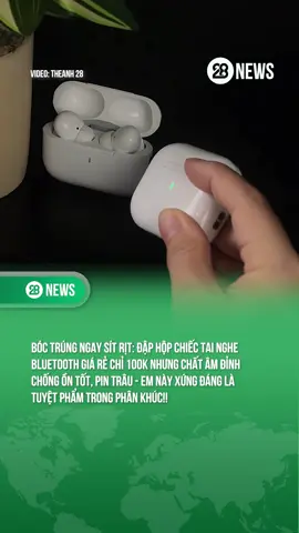 Tai nghe Bluetooth Goojodoq giá rẻ, chất âm xịn, chống ồn tốt #theanh28 #goojodoq #tainghebluetooth #tainghe #tainghekhongday #tainghegiare 