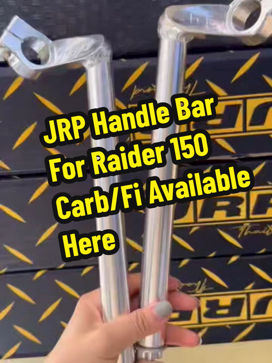 JRP Handle Bar CNC V3 For Raider 150 Carb/Fi #jrp #handlebar #cnc #v3 #raider150carb #raider150fi #jrpthailand #motoraccessories #motorparts #fypppppppppppppppppppppp #viralvideo #viraltiktok #trendingvideo #foryou 