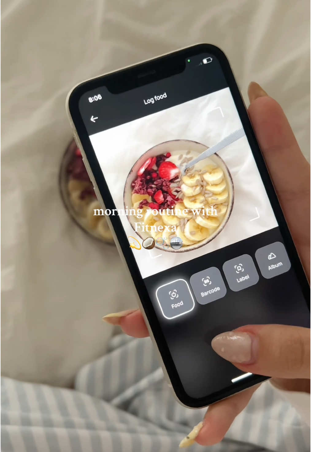 spend my productive morning with @Fitnexa! ☁️🪽 #Fitnexa #AIHealthCoach #WellnessJourney #HolisticHealth #HealthAndWellness #CalorieCounting #cleangirl #itgirl #stockholm #copenhagen #pilates #helathy #breakfast #girly #morningroutine #aestheticvideos #thatgirl 
