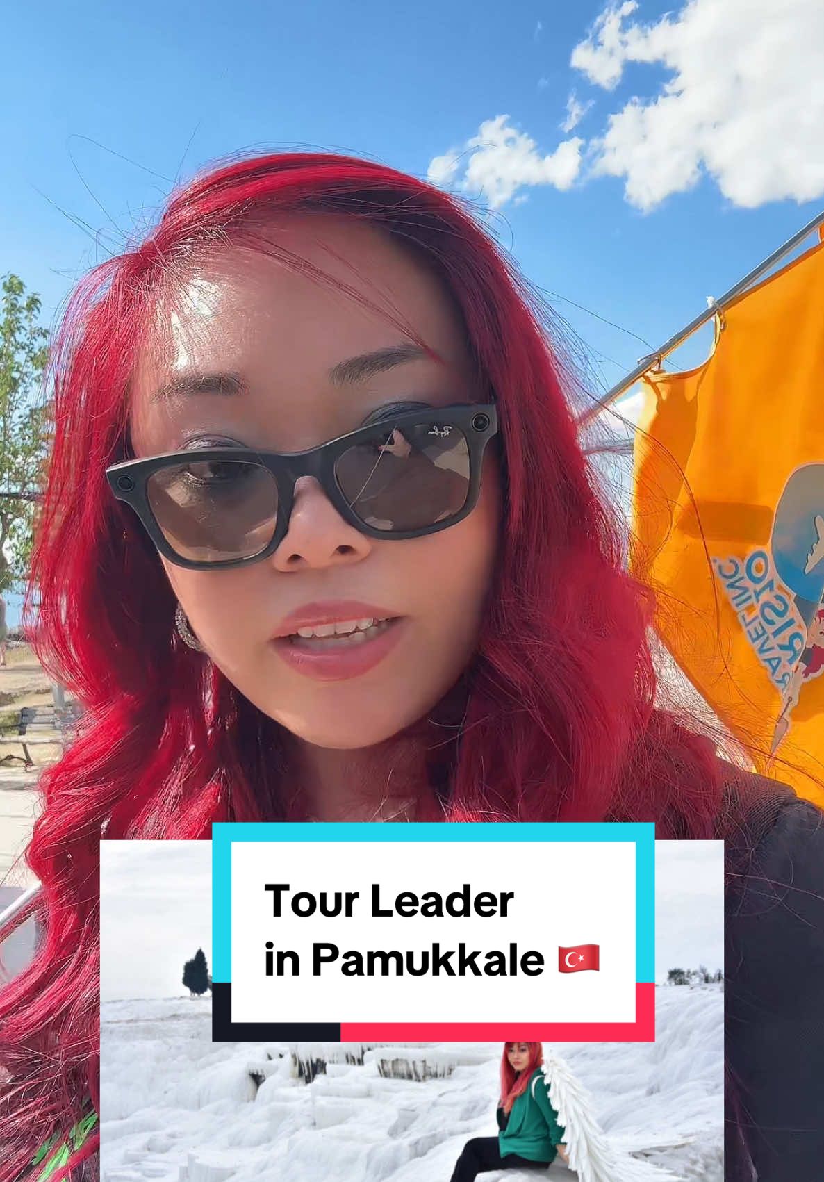 🇹🇷 A day in the life of a Tour Leader in Pamukkale cotton castle #travelvlog #Vlog #turkey #cottoncastle #turkiye #cottoncastle 