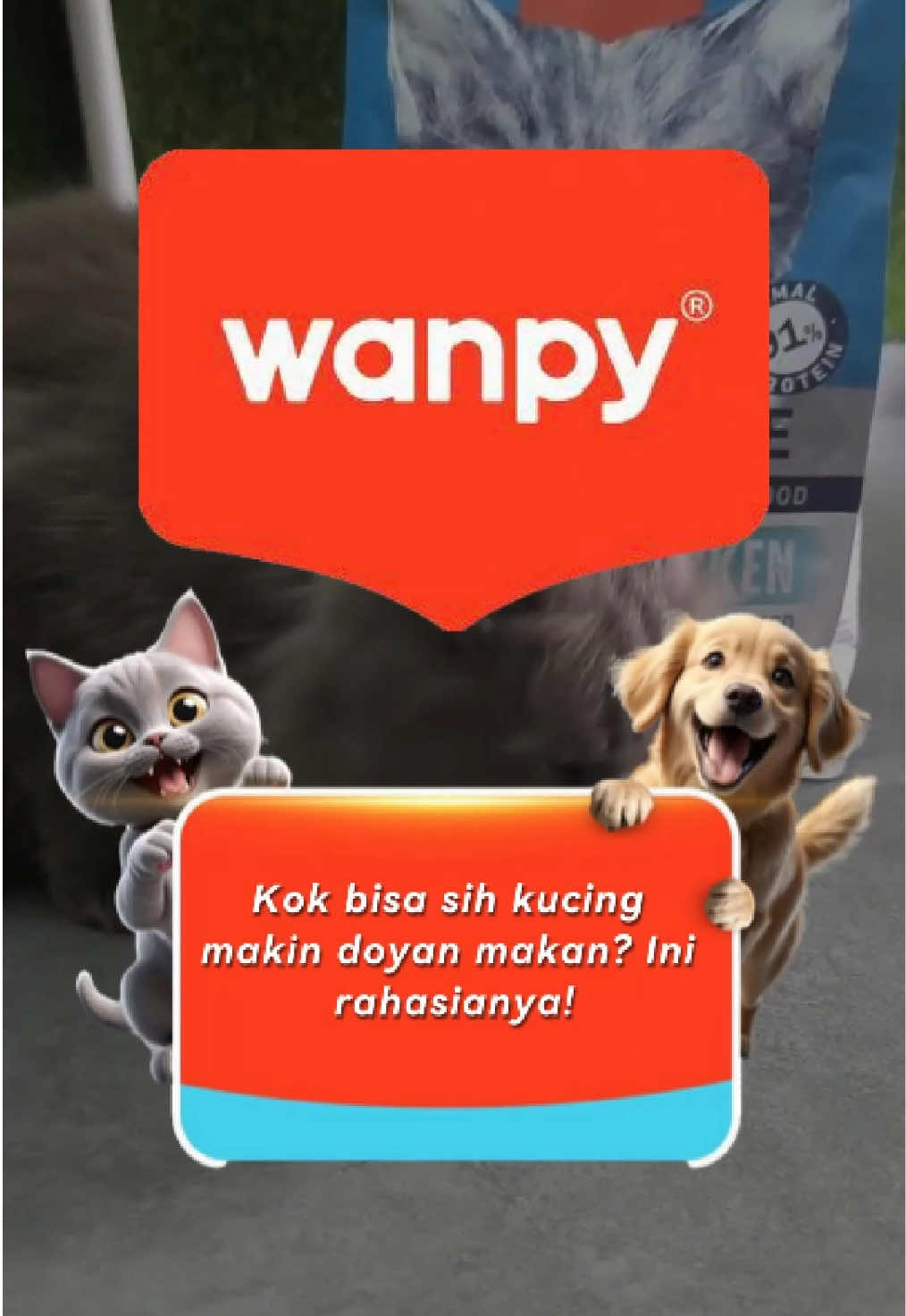 Kucing kamu mulai susah makan? Sering ngambek sama dry food yang itu-itu aja? Yuk, cobain Wanpy Grain Free! solusi tepat buat anabul yang picky eater! Apa yang bikin Wanpy Grain Free beda dari yang lain? Oven Baked, bukan digoreng! - Dipanggang perlahan untuk menjaga kualitas nutrisi tetap utuh, tanpa lemak berlebih. - Tekstur renyah & aroma menggoda bikin kucing kamu makin lahap! - Lebih mudah dicerna, cocok buat kucing dengan pencernaan sensitif. - Bebas biji-bijian (grain free), jadi aman buat si kucing yang punya alergi atau intoleransi. Gizi lengkap, rasa enak, dan tekstur crunchy—semua ada dalam Wanpy Grain Free. Sekali coba, pasti jadi favorit anabulmu! Yuk, coba sekarang 😍😍 #wanpyindonesia #link2linkindonesia #petsclubid 