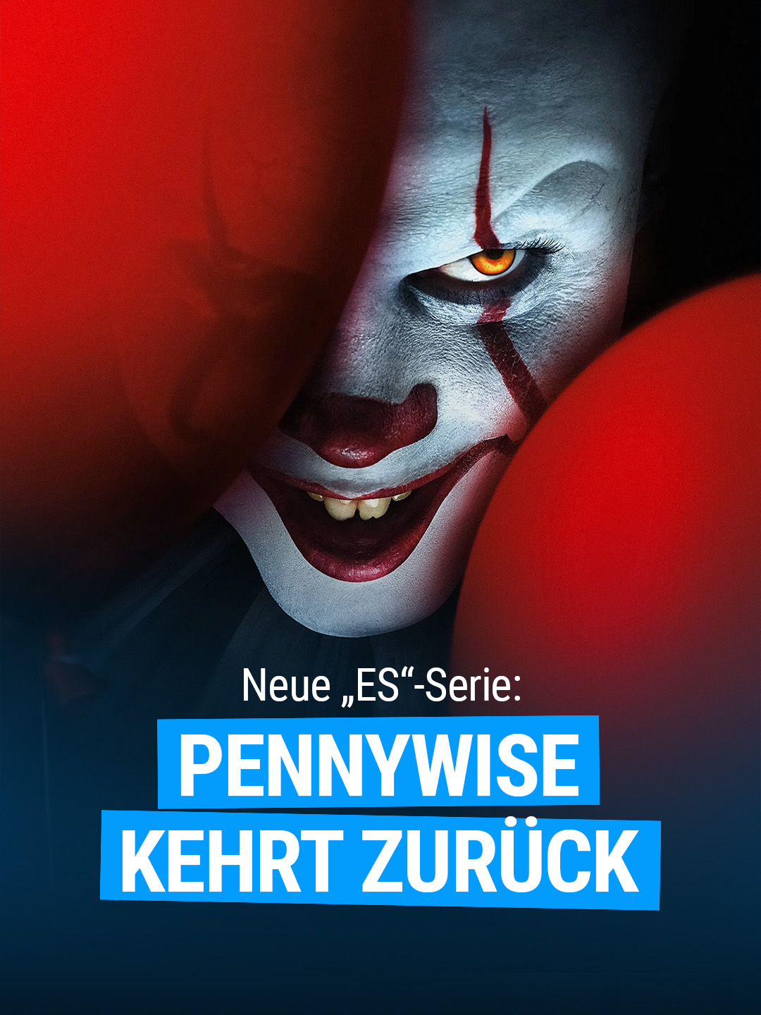 Der gruseligste Clown der Filmgeschichte kehrt zurück! 🤡 Seid ihr auch so gespannt auf die neue Serie? #itwelcometoderry #it #es #StephenKing #stephenkingsit #pennywise #horrortok #serie #streaming #hbo #kino #whattowatch #fyp