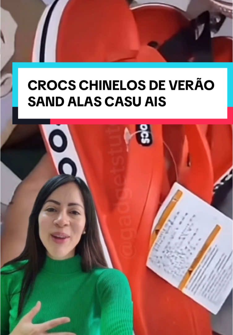 Crocs Chinelos De Verão Sandálias Casuais #chinelos #verão #sandalias #shopee #caminhada #praia #banho  #promoçao 