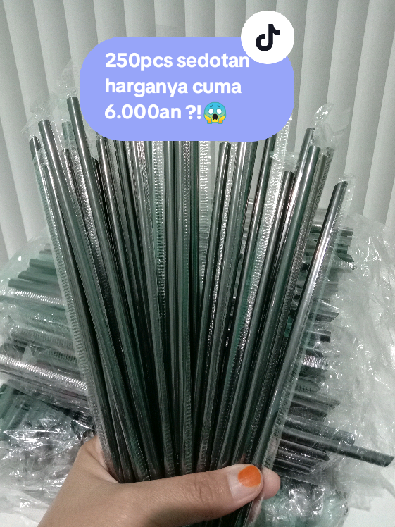 Harganya Semurah Ituuuu 😱 #fyp #fypage #sedotan  #sedotansteril #sedotansterilhitam #sedotansteril250pcs #sedotansteril500pcs 