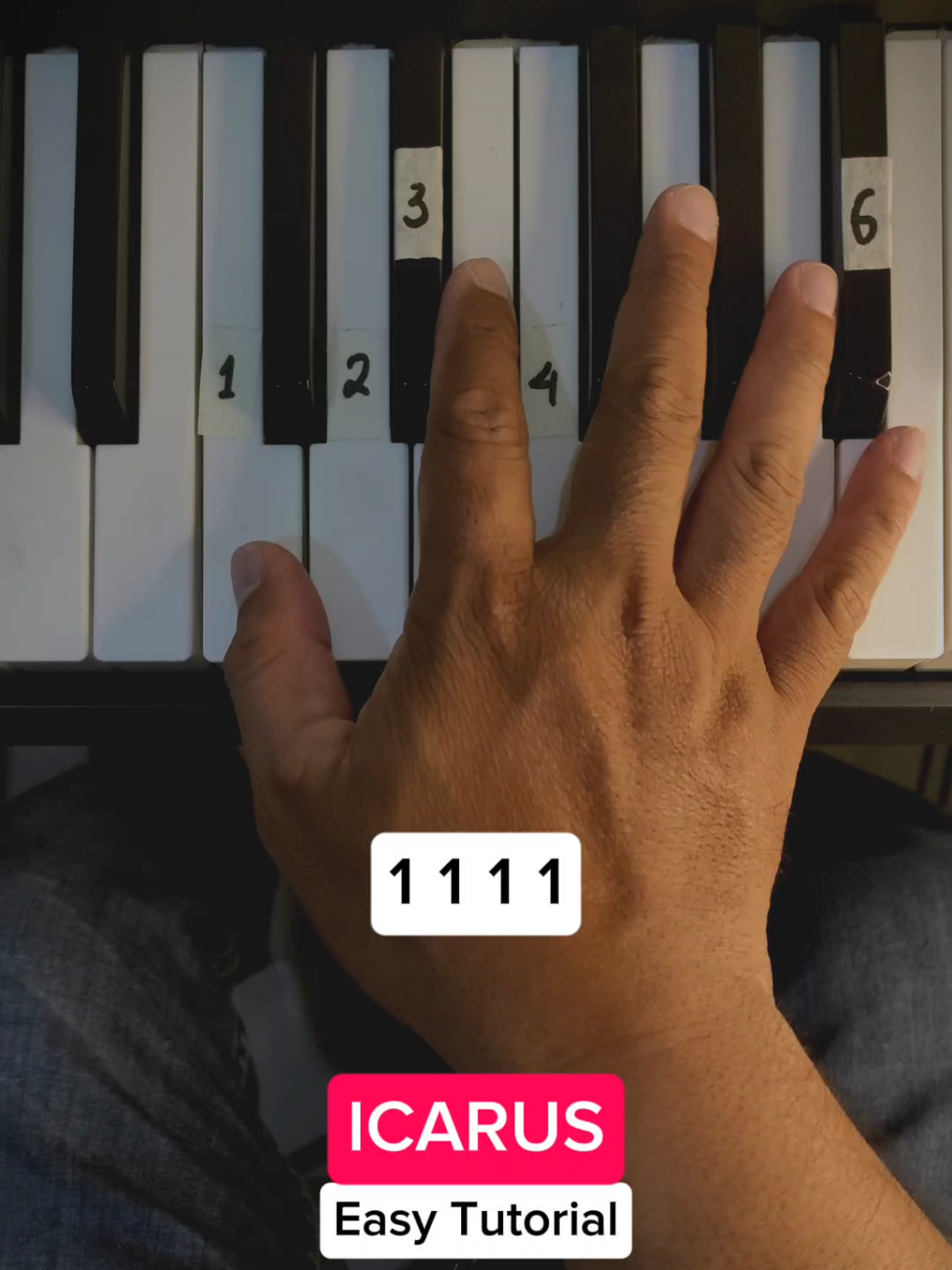 ICARUS - Tony Ann (Easy Piano Tutorial) #pianotutorial #easypiano #pianolesson #pianocover 