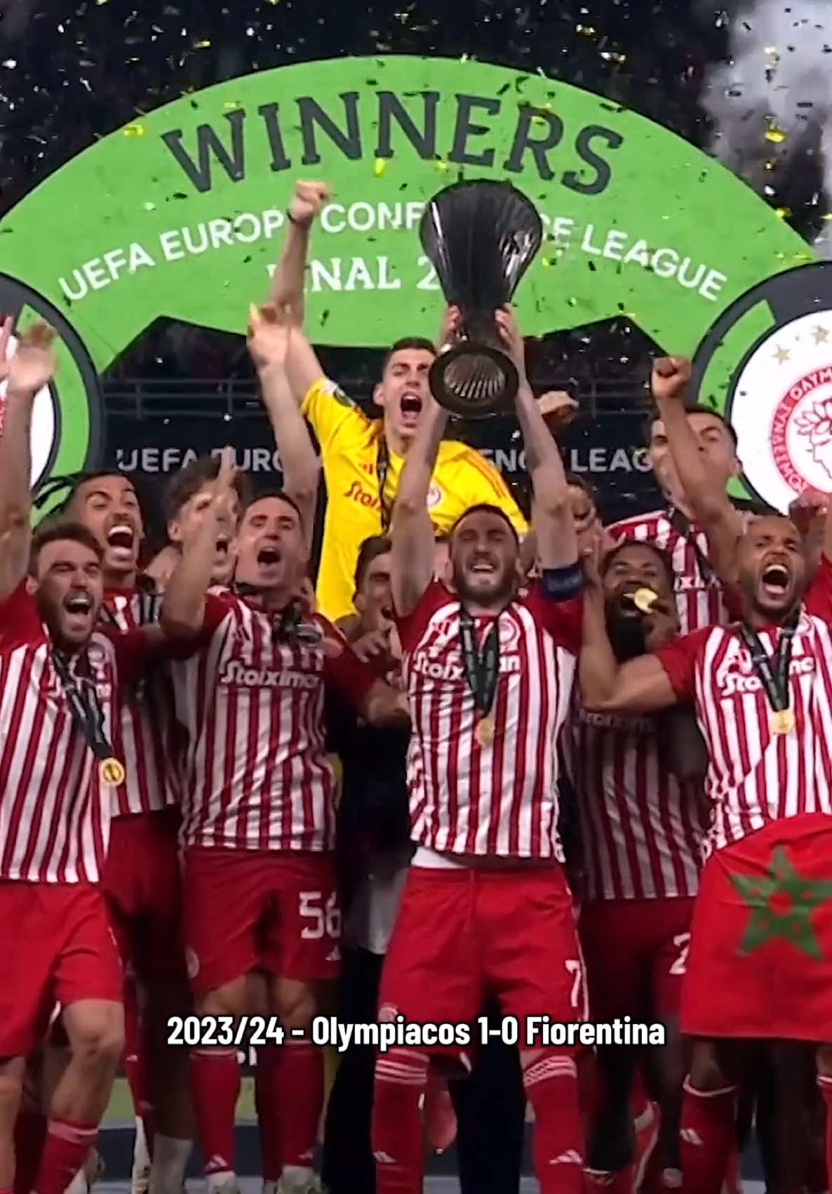 Every Conference League final so far… 🏆 #UECL #UECLFinal #Roma #WestHam #Olympiacos 
