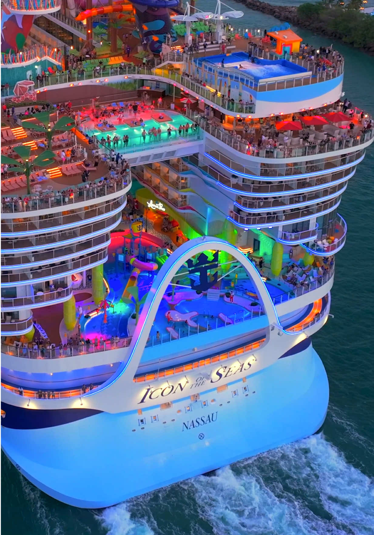 We post all our videos on Instagram. See you there! #ad #iconoftheseas #icon #cruises #cruisetok #miami 