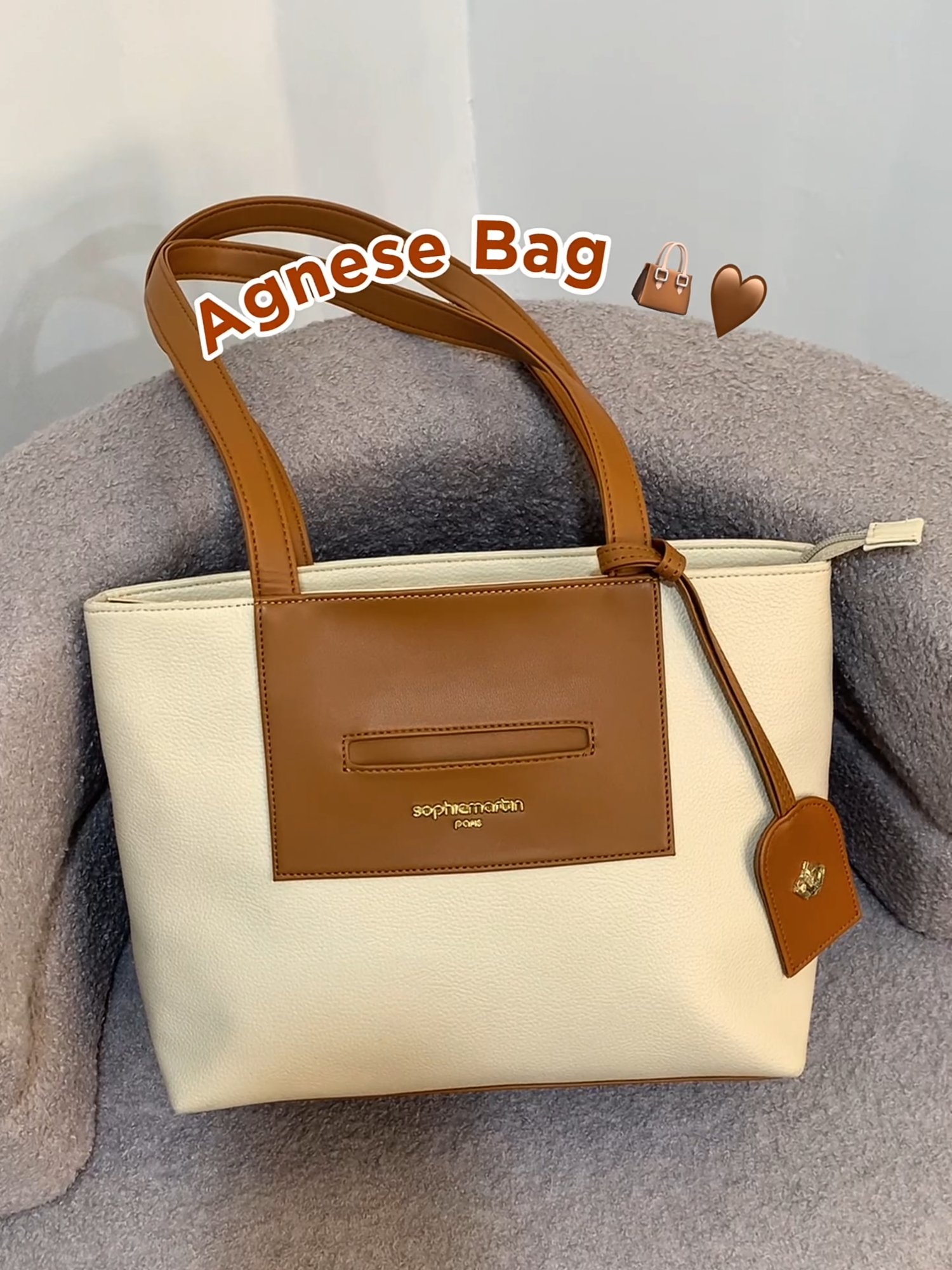 Agnese cream cocok banget buat jadi daily bag kamuuu!! 👜🤎#SophieMartin #BeliLokal #RekomendasiTas