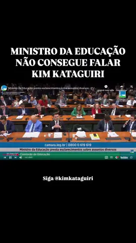 Como poder zelar pela educação um país em que seu próprio Ministro da Educação não sabe ler?