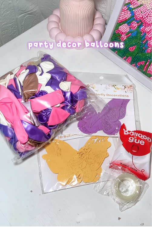 birthday party decor balloons ˚˖𓍢ִ໋🎈͙֒✧˚.🎀༘⋆ #affordable #partydecor #decor #balloons #pink #purple #girly #birthday #birthdayparty #decorations #tiktokfindsph #fyp  #creatorsearchinsights 
