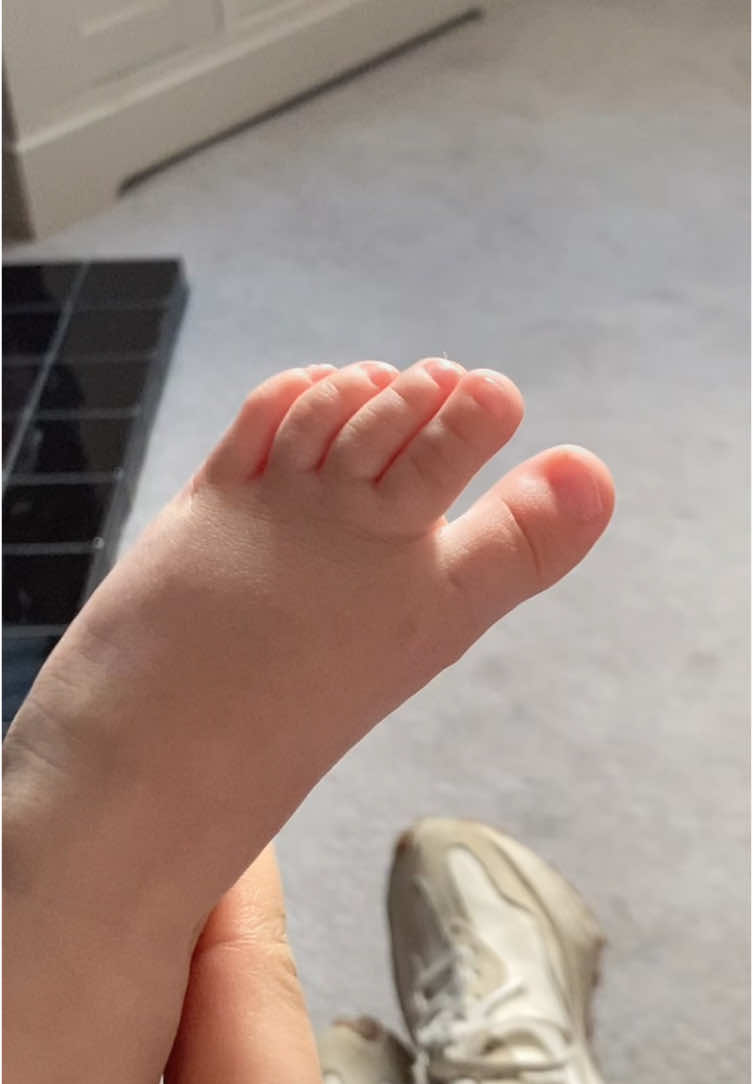 The little feet that spent nine months kicking me on the inside 🥰 #fyp #fyppppppppppppppppppppppp #toddlermum #sahm #mumlife #boymum 