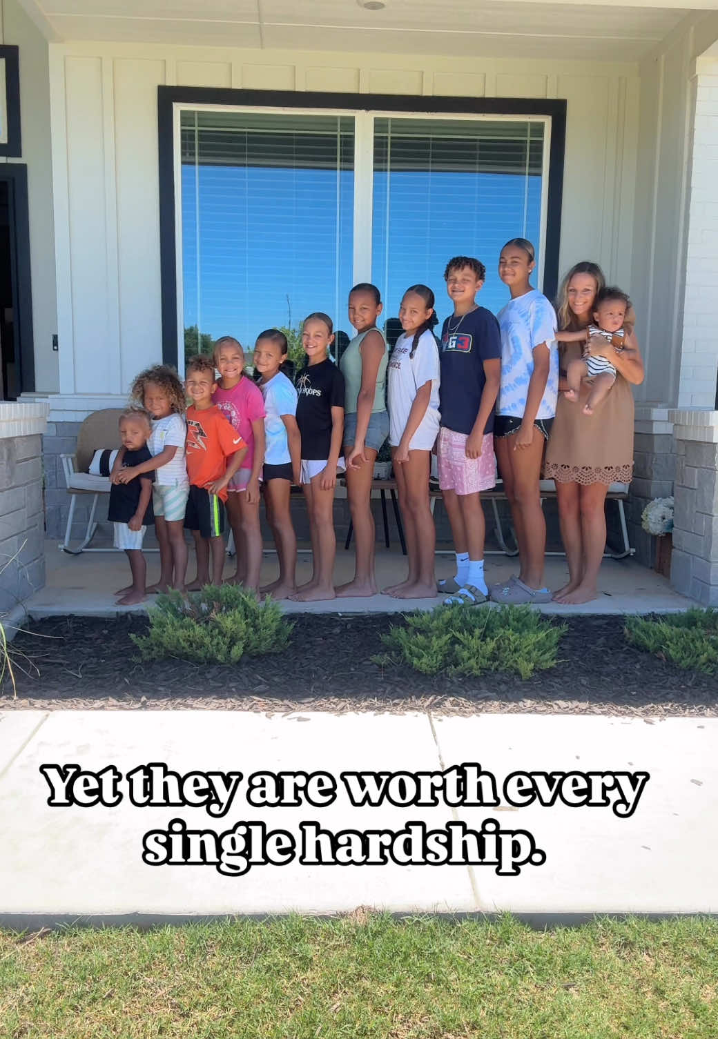 Don’t underestimate the power of Yahuah and the way he created us women. And never assume that just because a couple has a lot of kids that it didn’t come with a price.  No one sees the hardships and pain it took to get here.  And it was worth every storm. I’d do it a thousands times again.  He gives good gifts and makes us better in the process.  #family #faith #blessed #thecollinskids #11kids #12coming #motherhood #riseup 