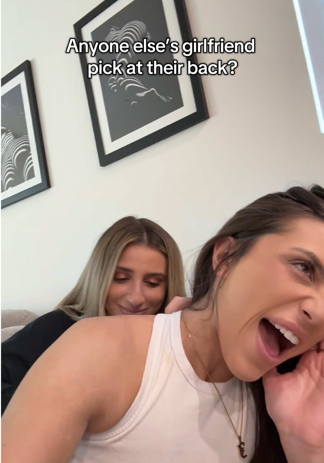 She says it helps with her anxiety 🙄 #wlw 