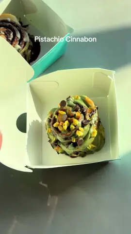 Love this @Cinnabon #pistachio #cinnabon #new #Foodie 