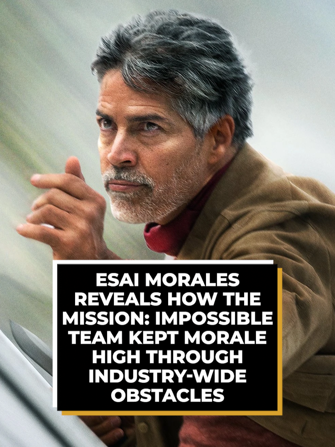 #EsaiMorales reveals how the #MissionImpossible team kept morale high through several industry-wide obstacles @liamtcrowley @missionimpossible #missionimpossiblethefinalreckoning #ethanhunt #tomcruise #missionimpossible8