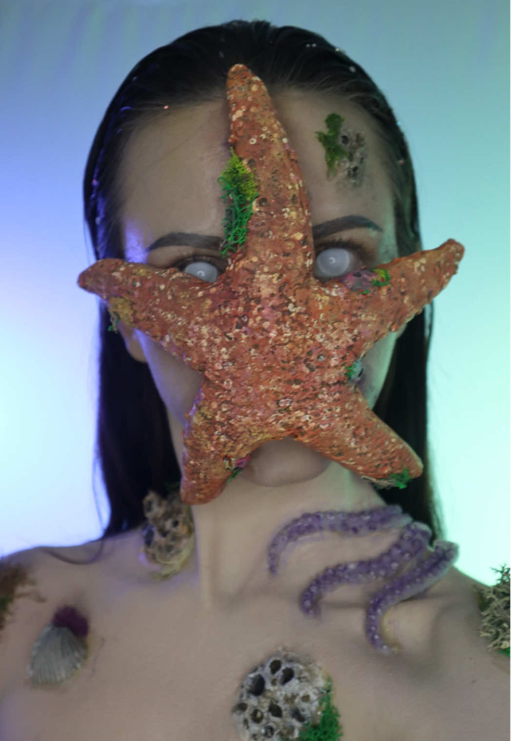Hoist the colors⭐️🐟  #starfish #sfxmakeup #creativemakeup #makeuptransformation #thalassophobia #creepy #seacreatures 