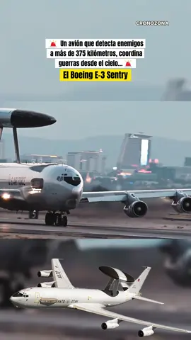No lanza bombas, no dispara misiles… pero sin él, ni un solo caza sabría dónde ir. El E-3 Sentry no es un avión: es el cerebro de la guerra aérea. #E3Sentry #AviónCentinela #TecnologíaMilitar #PoderAéreo #AWACS #GuerraModerna #RadarMilitar #FuerzaAérea #TransformersStyle #ElOjoDelCielo