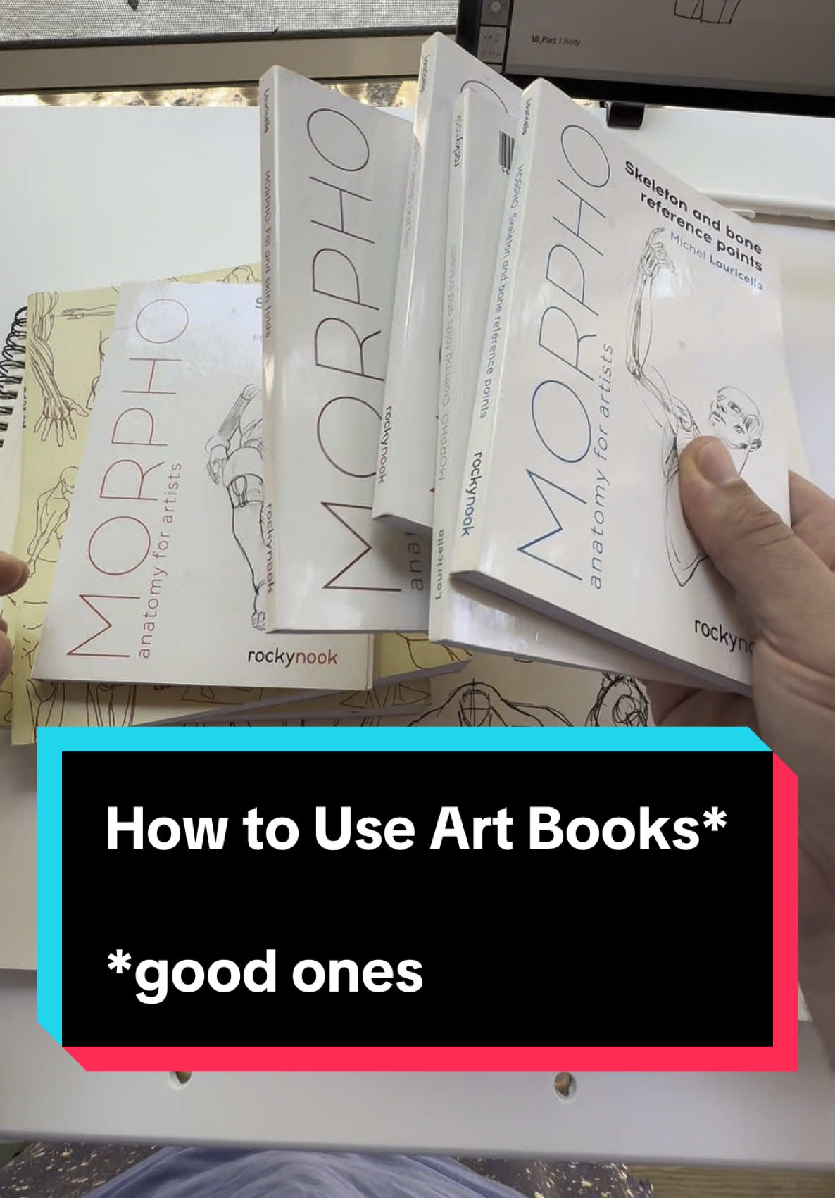How I study using Morpho and Taco  #artistsoftiktok #drawing #sketchbook #learnontiktok 