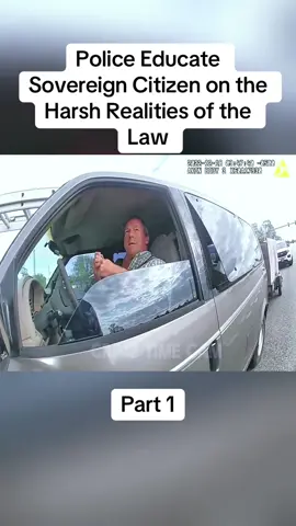 Part 1: Police Educate Sovereign Citizen on the Harsh Realities of the Law #cops #copsoftiktok #police #policeofficer #bodycam #crime #truecrime #truestory #foryou #fyp 
