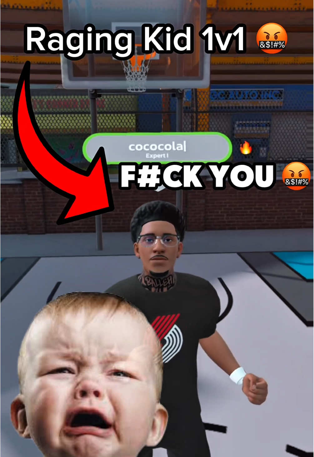 BRO 💀 … #gymclassvr #vrbasketball #basketball #virtualreality #2k23 #2k24 #NBA @Gym Class VR 