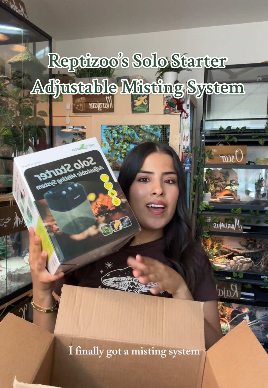 Loving my new misting system from @REPTIZOO_OFFICIAL 😍🔥 As much as I love misting enclosures on my own, I gotta say that having a misting system is definitely a game changer! Saves me some time but also gives me peace of mind knowing my reptiles will have the humidity they need at all times 🌧️  . . . #reptiles #reptilesoftiktok #reptiletiktok #reptilekeeper #reptilemom #reptileowner #exoticpets #exoticpetsoftiktok #pettok #reptileroom 