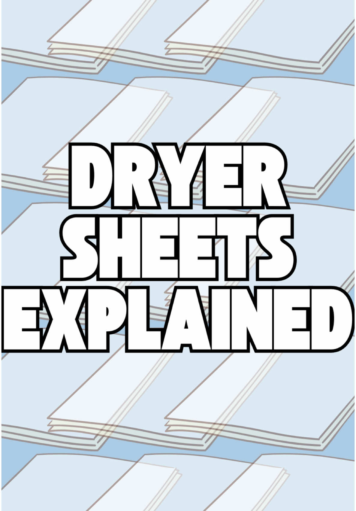 Dryer sheets, and fabric softener, are a bit of an outdated waste to me. I don't really recommend them as they're usually used incorrectly. In essence, they're paper towels treated with fabric softener. So, if you're already using fabric softener, dryer sheets are overkill. I'd use one or the other. Plus fabric softener / dryer sheets should never ever ever be used on garments you want to absorb water or sweat. Think gym clothes, sheets, undergarments, towels, etc.  They have some use, like on sweaters, which can help protect fibers to prevent pilling and premature damage.  I hope this helps #dryersheets #fabricsoftener #laundry #laundrytips #laundryhacks #laundrytok #CleanTok #cleaning #cleanclothes #expertadvice #explained #howtousedryersheets #dryersheetsexplained