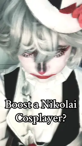 Is the makeup too much?😓🙏 #bsd #bungoustraydogs #bsdcosplayer #nikolai #nikolaigogol #nikolaigogolcosplay #bsdnikolai #kny #aot #mha #bsdnikolaigogol 