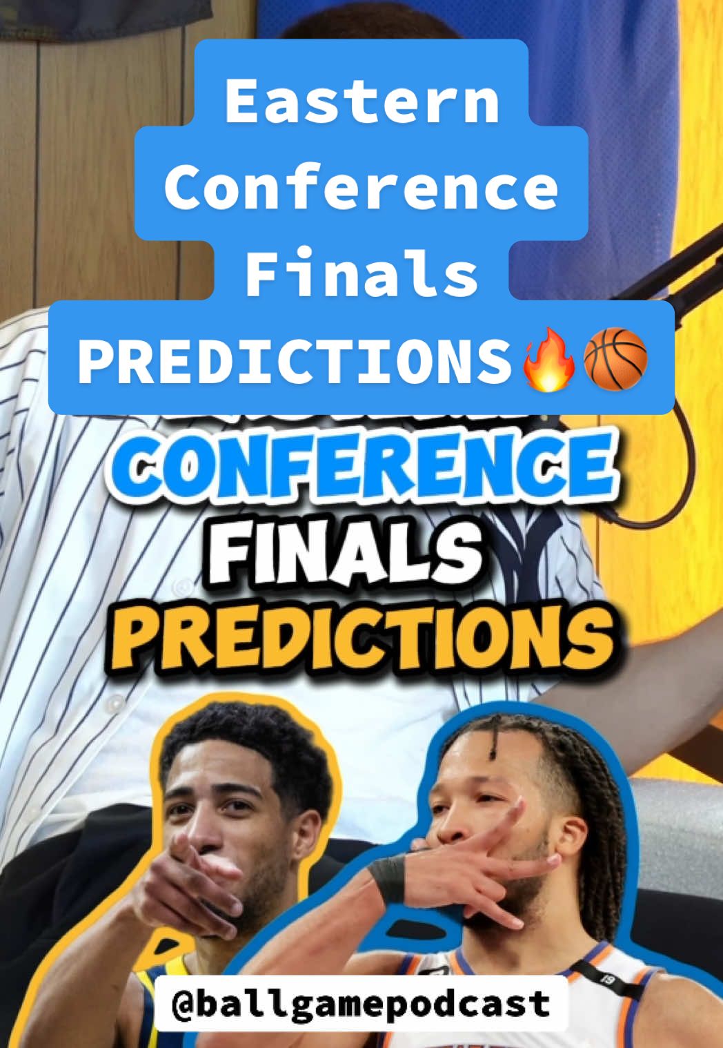 Eastern Conference Finals PREDICTIONS🔥🏀 Who Do YOU Got Moving On?🤔 #jalenbrunson #tyresehaliburton #knicks #pacers #NBA #nbapredictions #easternconferencefinals #nbatiktok 