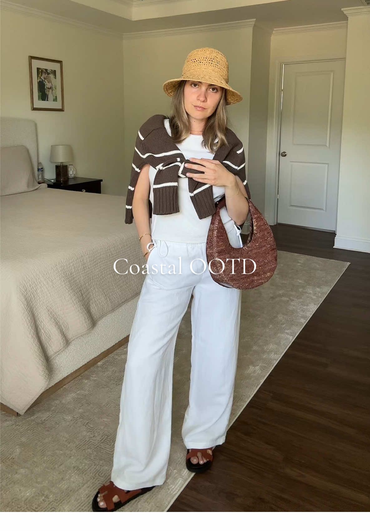 We are going coastal chic around here! 🌊🌾🐟🌞 #outfitinspo #coastalgrandmother #coastalgranddaughter #coastaloutfits #summervibes #summeroutfit #summeroutfits #summeroutfitinspo #summeroutfitideas #springfashion #springoutfit #linen #linenpants #fashionedit #fashionessentials #fashionfavorites #fashiontips #fashion #style #whatidwear #nancymeyers #marthastewart #nancymeyersaesthetic #casualchic #capsulewardrobe #outfitideasforyou #OOTD #outfitcheck #ootdinspo #ootdfashion #ootdinspiration 