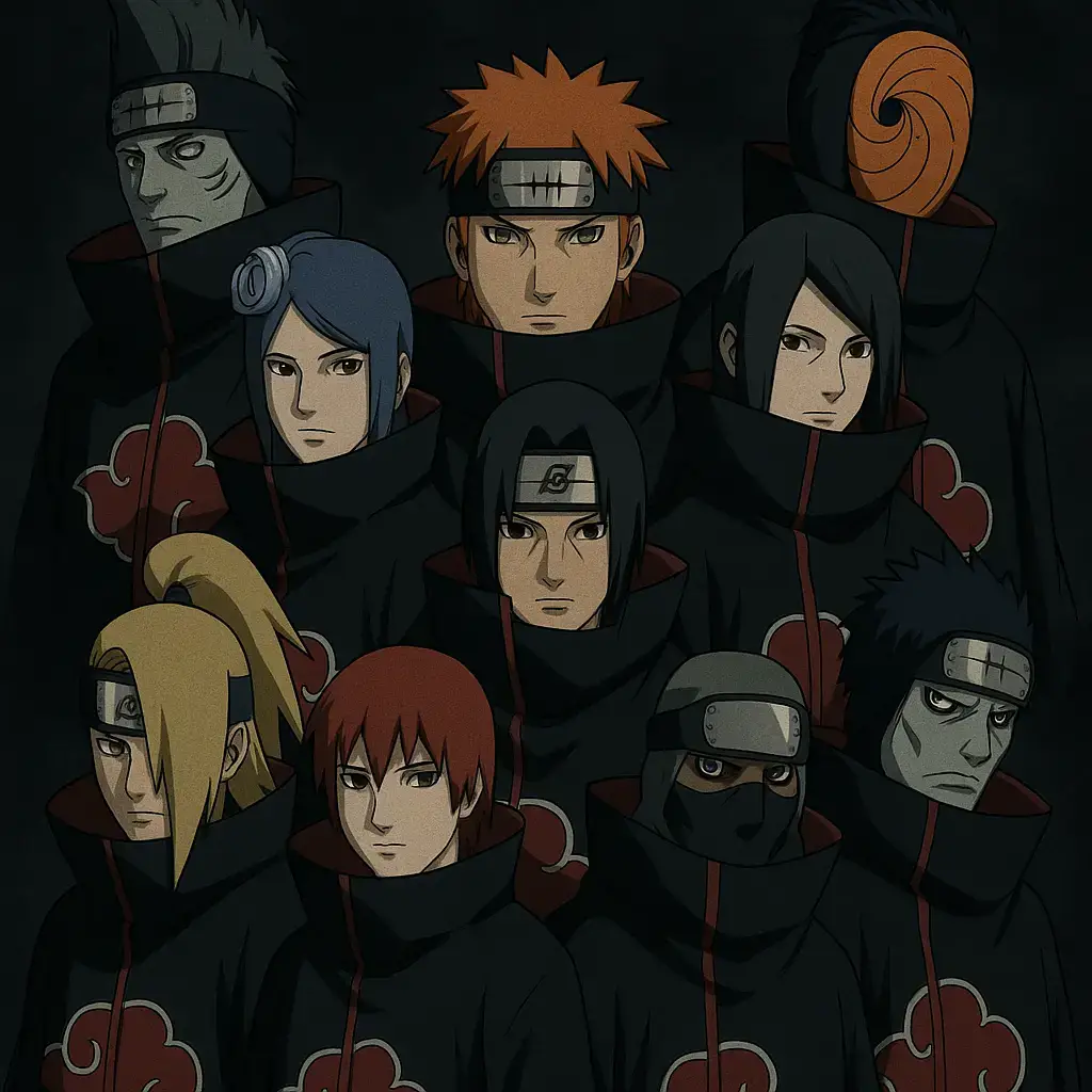 Akatsuki ialah sebuah organisasi jenayah dalam dunia Naruto yang terkenal dengan keanggotaan ninja penjenayah kelas S dari pelbagai kampung. Nama 