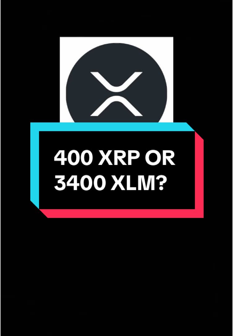 XRP OR XLM? #xrp #xrpcommunity #xrparmy #xrpripple #xrpnews #xlm 