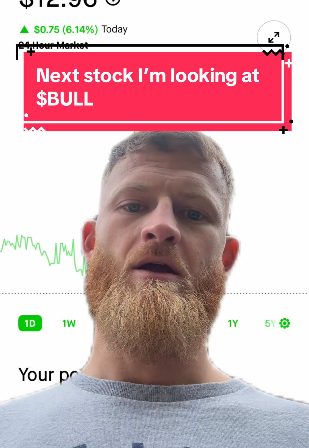 Next stock I’m looking at is Webull. #bull #stocktok #Stocks #robinhood#greenscreen 